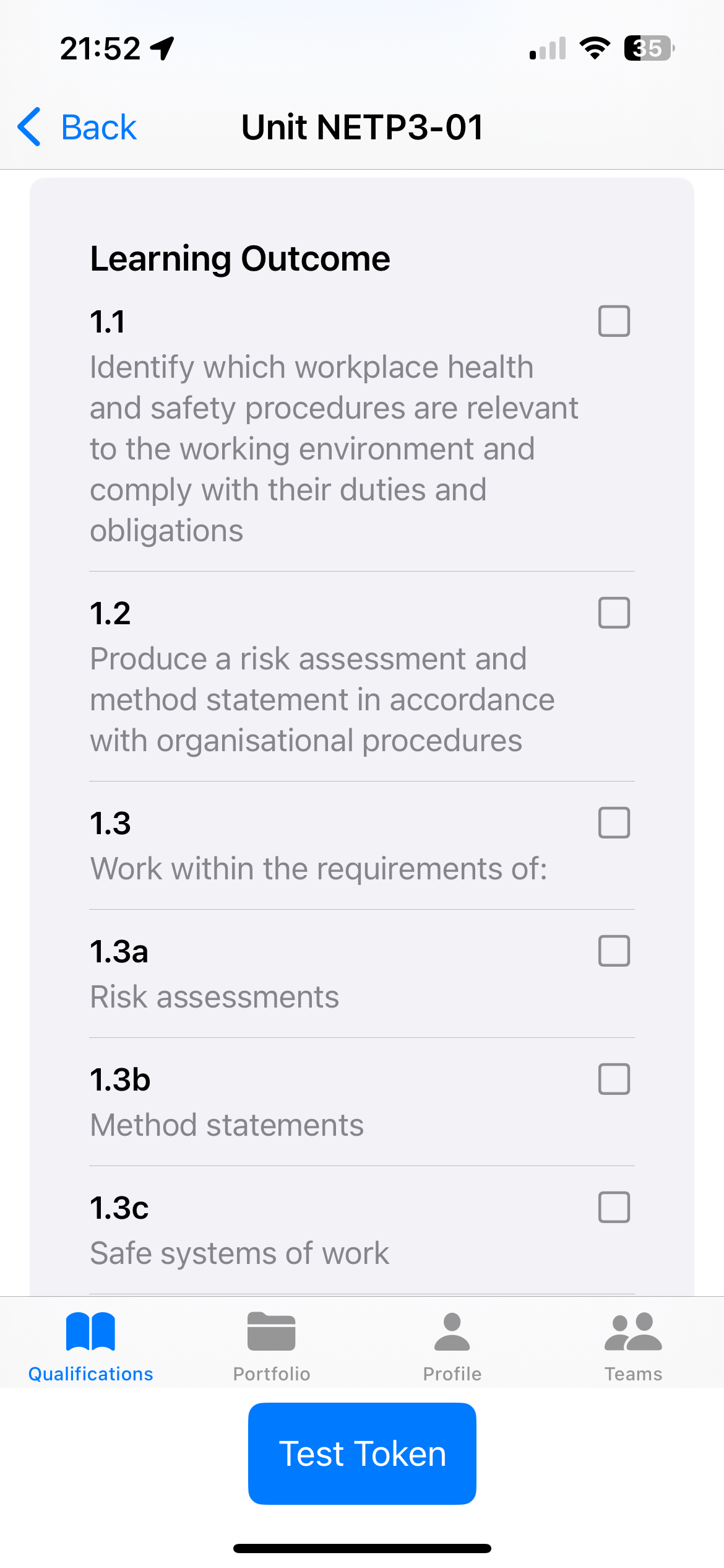 Learning Outcomes