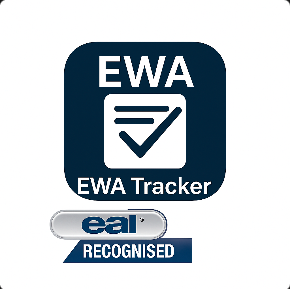 EWA Tracker Logo - EAL Recognised